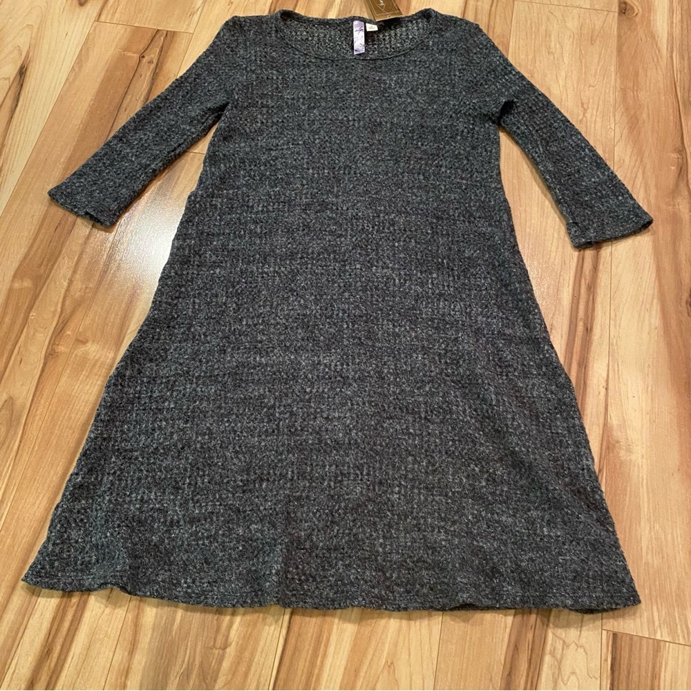 NWT Francesca’s Alya Gray Knit Women's Dress—S